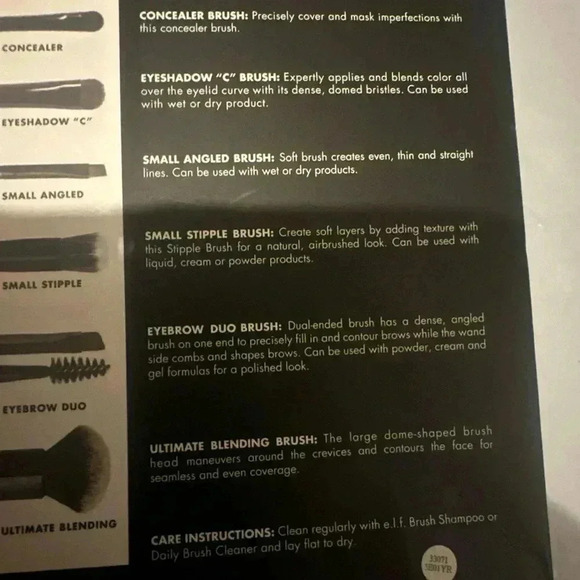 E.L.F., Flawless Face Kit, 6 Piece Brush Collection. - Picture 3 of 4